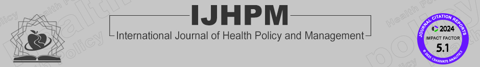 International Journal of Health Policy and Management