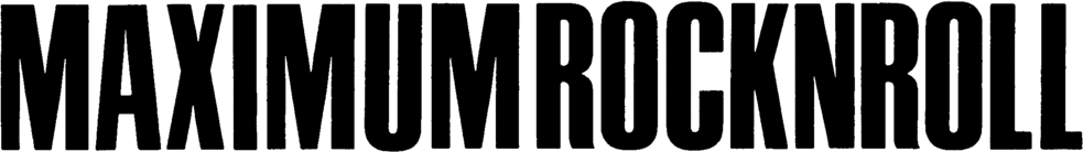 MAXIMUM ROCKNROLL