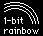 1-bit rainbow