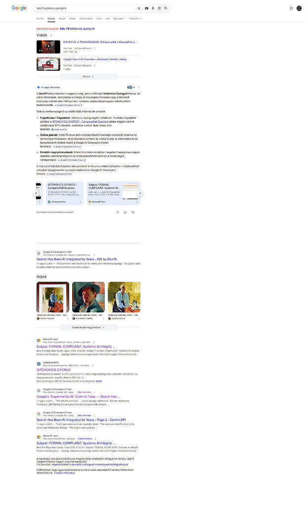 Issue with how Google Search displays my personal data - Gemini API - Google AI Developers Forum