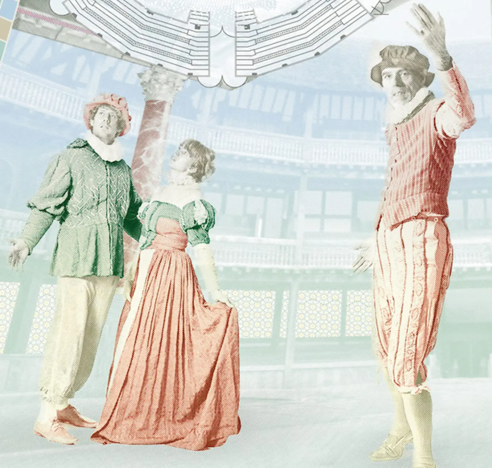Who are the actors in the UK's 2015 passport?