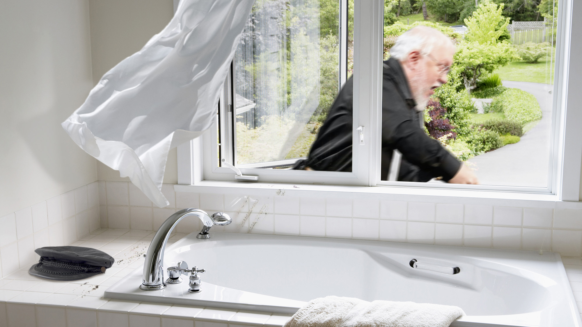 Publishers Break Down Door As George R.R. Martin Escapes Through Bathroom Window