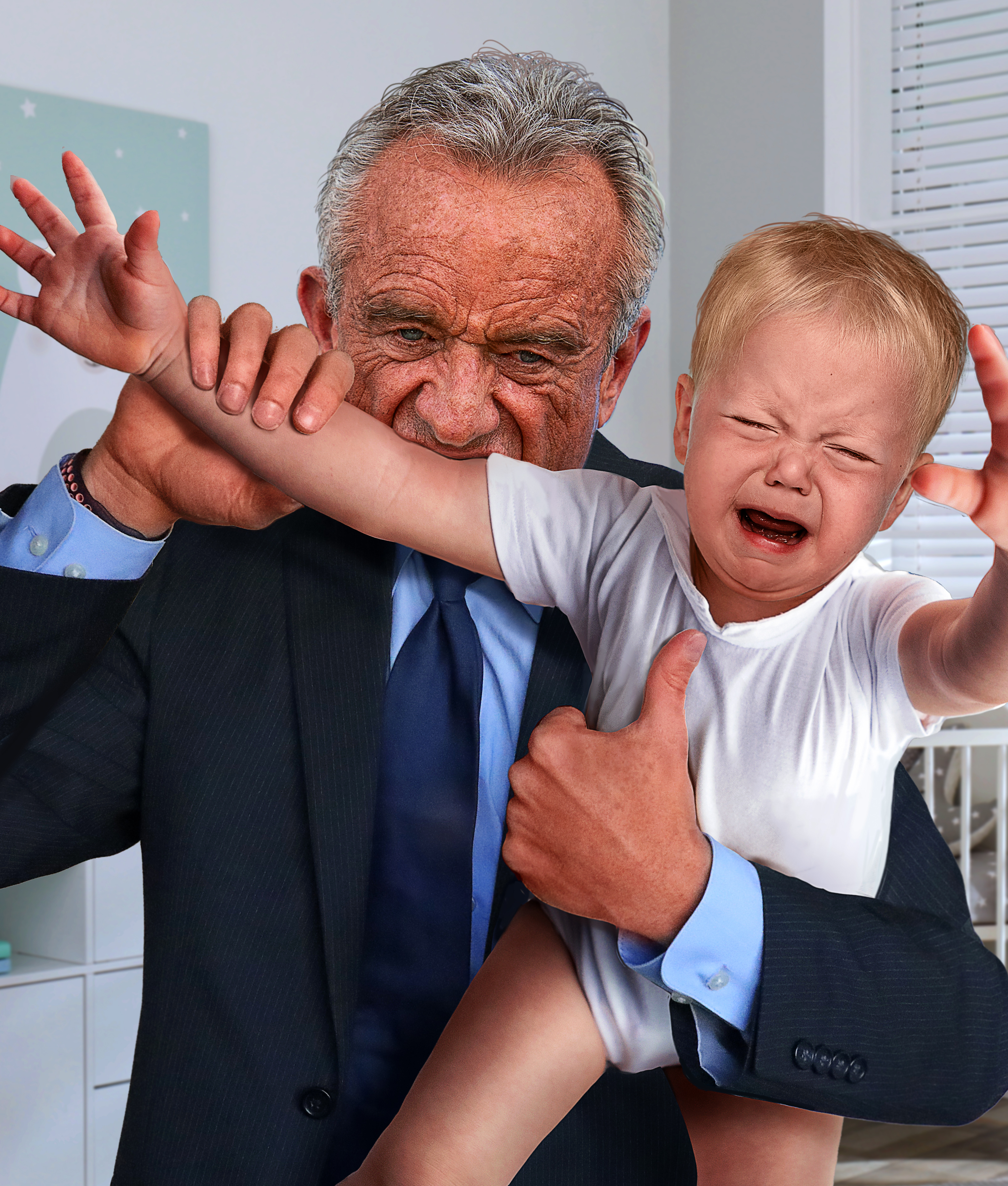 RFK Jr. Sucks Measles Vaccine Out Of Infant
