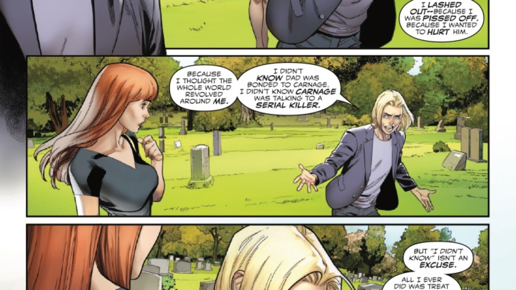 Venom #258 Preview: MJ, Peter, and a Symbiote Walk Into Drama