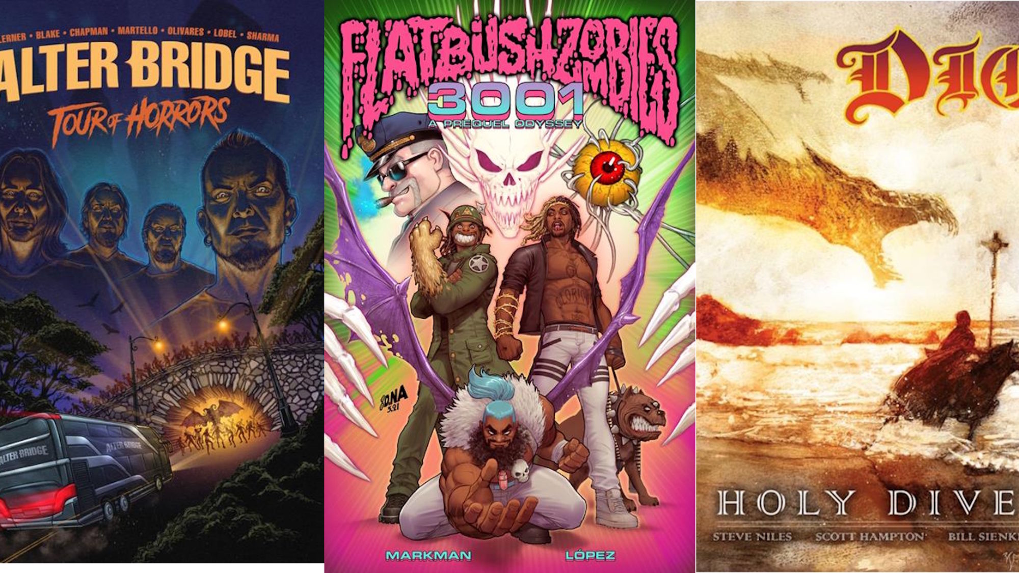 Alter Bridge, Dio & Flatbush Zombies Comics in Z2 August 2026 Solicits