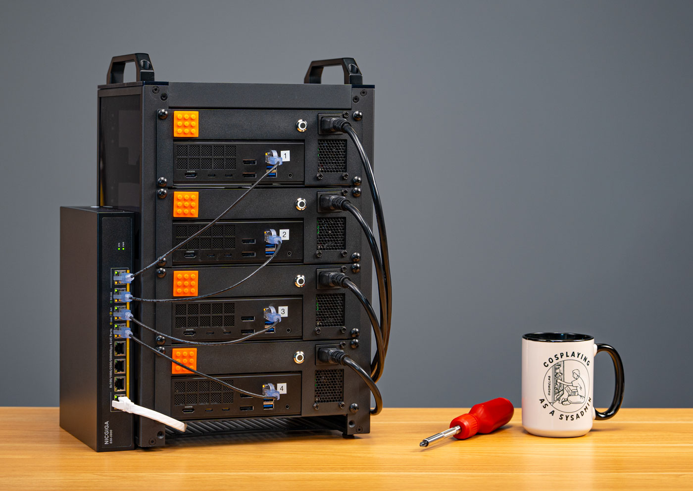 I clustered four Framework Mainboards to test huge LLMs