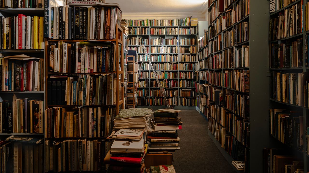 Second-hand books – over 150,000 of them – are housed in a former youth hostel in the Yorkshire Dales