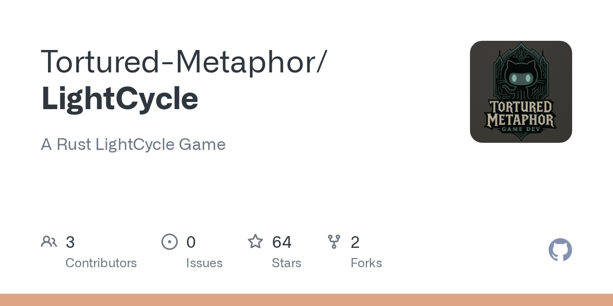 GitHub - Tortured-Metaphor/LightCycle: A Rust LightCycle Game