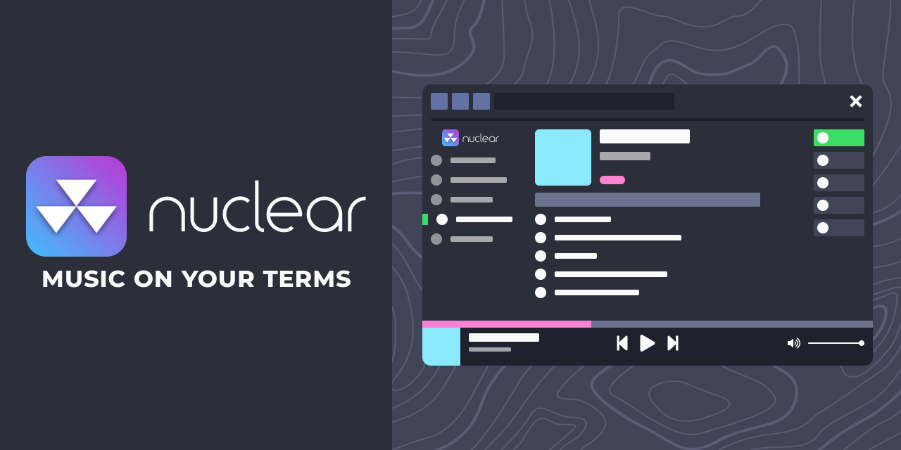 GitHub - nukeop/nuclear: Streaming music player that finds free music for you