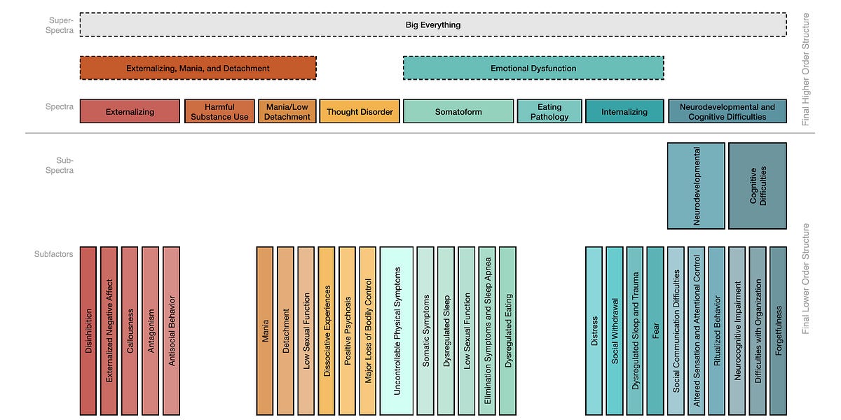 DSM Disorders Disappear in Statistical Clustering of Psychiatric Symptoms