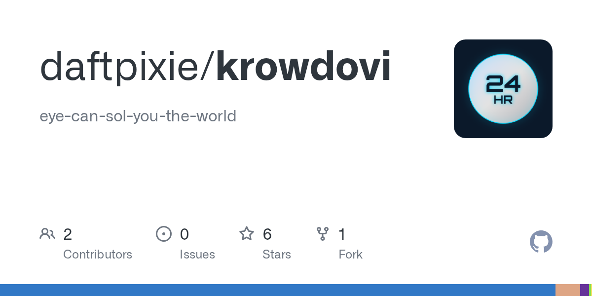 GitHub - daftpixie/krowdovi: eye-can-sol-you-the-world