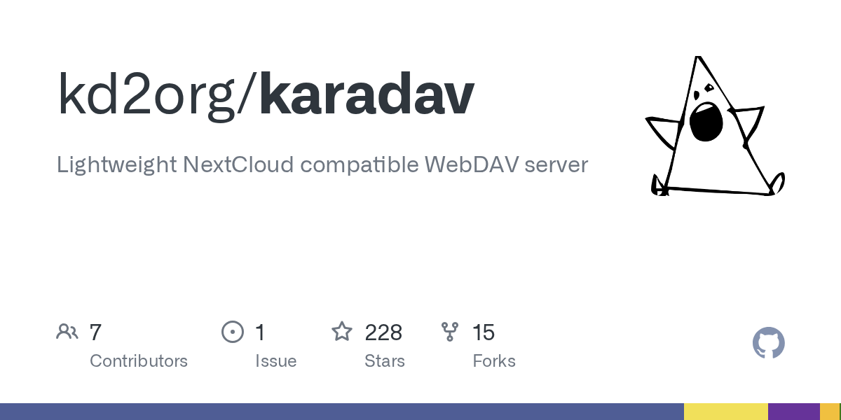 GitHub - kd2org/karadav: Lightweight NextCloud compatible WebDAV server