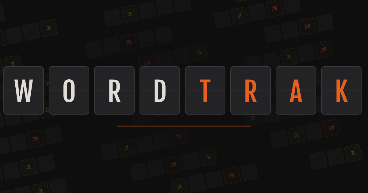 I built a new word game