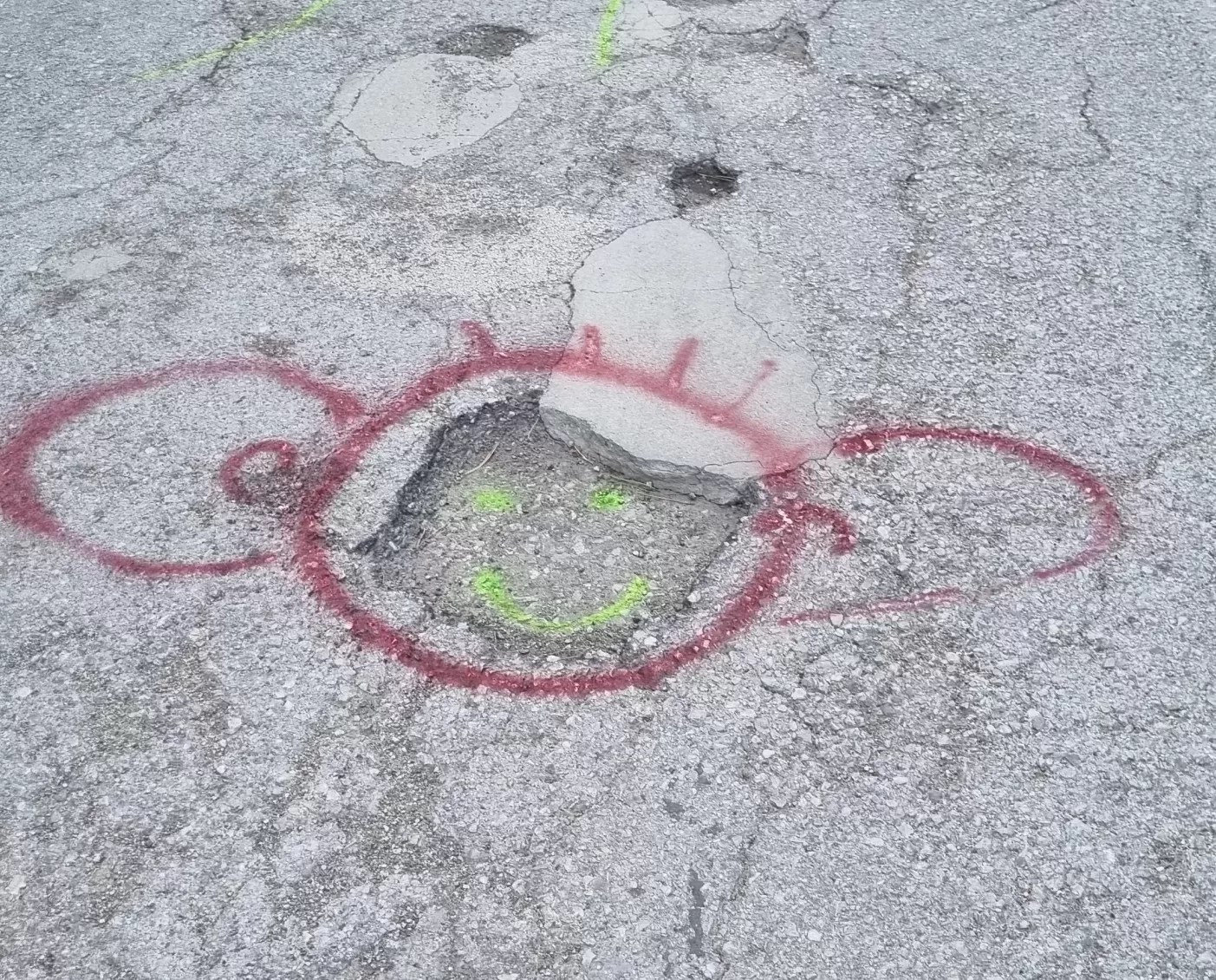 The holes we painted (and why we did it anyway)
