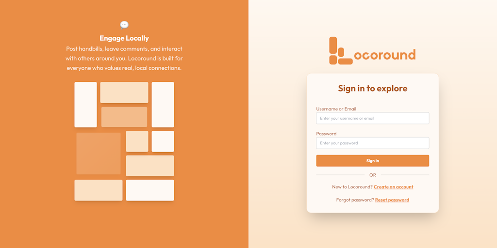 Locoround: A location-based billboard for local life and events | Product Hunt