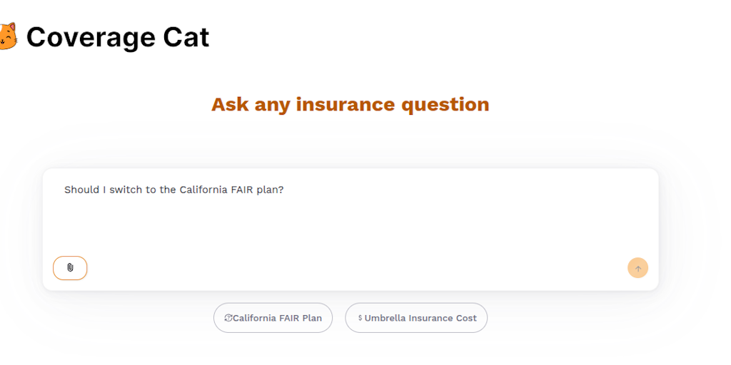 Coverage Cat: Your AI-Native Insurance Broker | Product Hunt