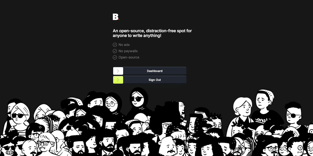 Bublr: An ultra-minimal, open-source community for writers | Product Hunt