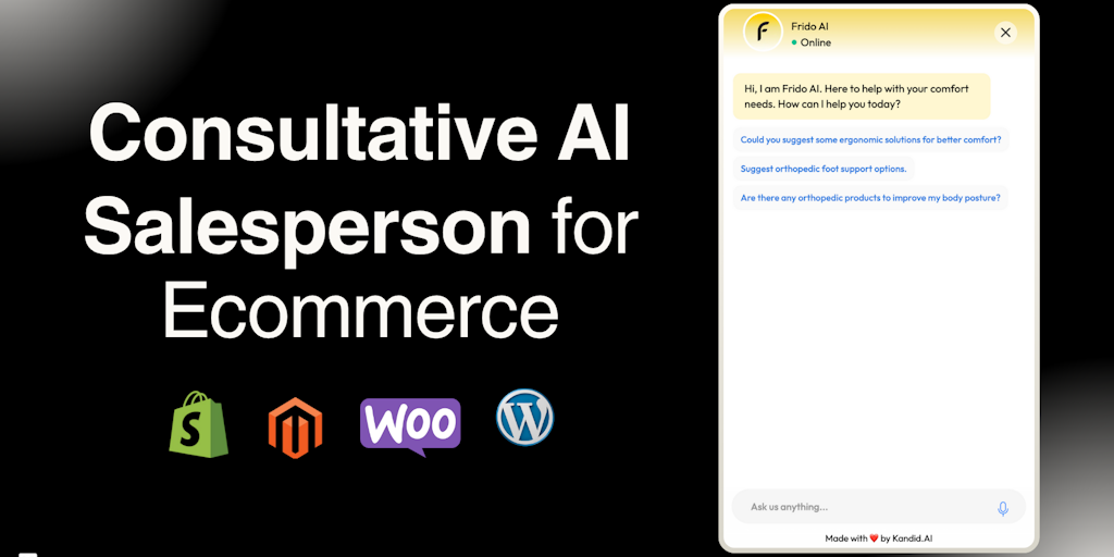 Kandid: Consultative AI salesperson for ecommerce | Product Hunt
