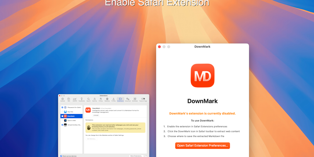 DownMark: Turn web content into clean Markdown with one click | Product Hunt