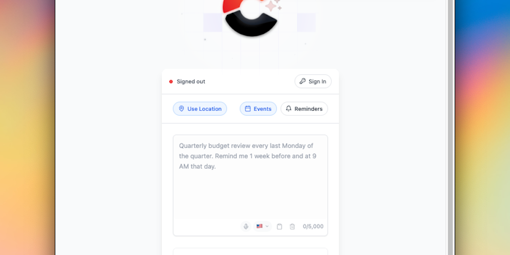 Smart Calendars AI: Speak, snap a picture, paste text – get events & reminders | Product Hunt