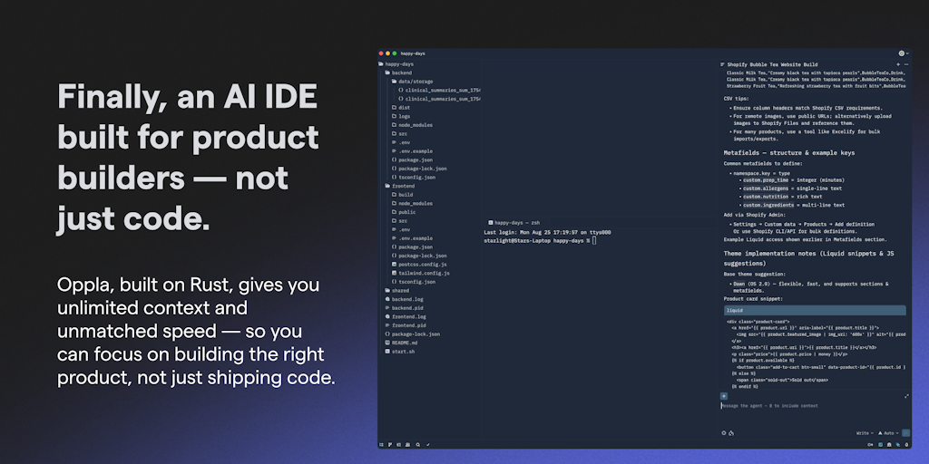 Oppla AI: Your Full‑Stack AI Product Team | Product Hunt
