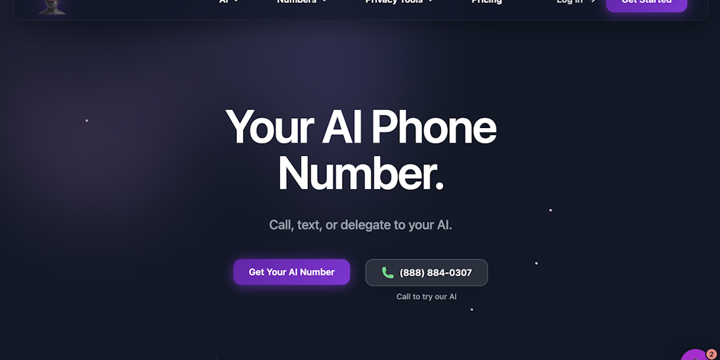 AI Phone Number: Call, text, or delegate to your AI with virtual numbers.  | Product Hunt
