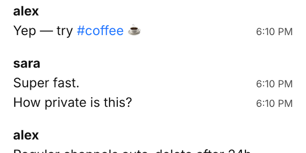 Blarb: A free, frictionless web chat. No sign ups. No installs.  | Product Hunt