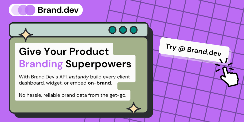 Brand.dev: The brand api for startups. | Product Hunt