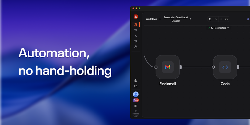 Needle: Automate any process with AI agents | Product Hunt