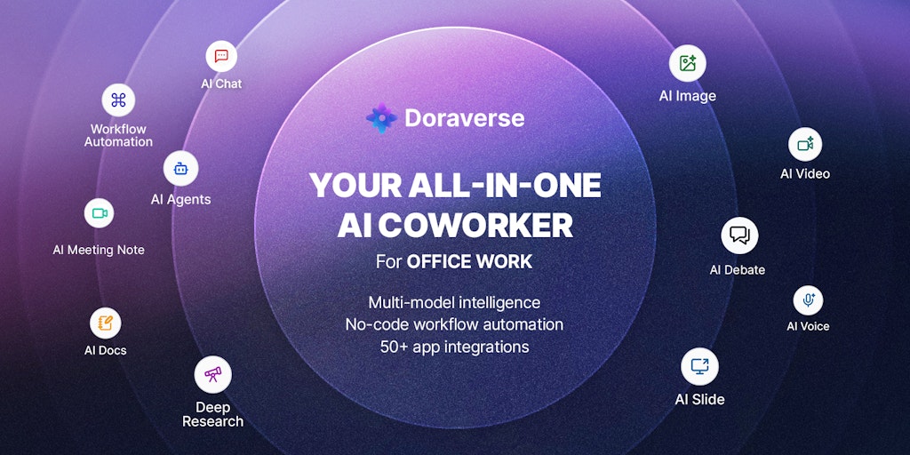 Doraverse: Your all-in-one AI coworker for office work | Product Hunt