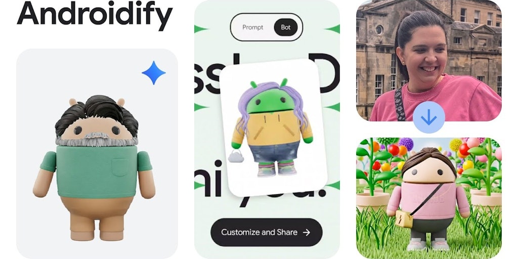 Androidify: Create & share Android characters that look like anyone | Product Hunt