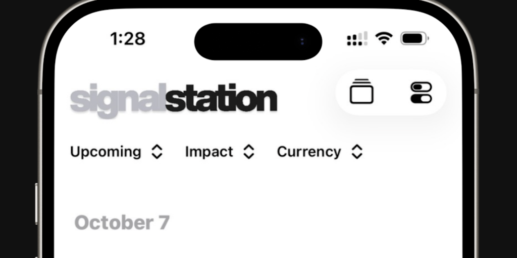 Signal Station: Economic calendar with Live Activities for traders | Product Hunt