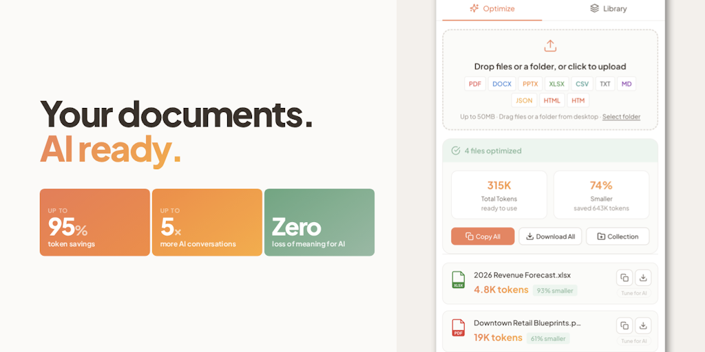 moar | Your documents. AI ready.  | Product Hunt