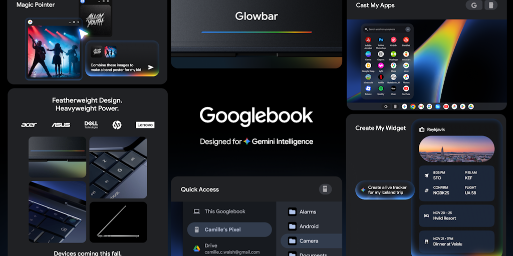 Googlebook: A new kind of laptop designed for Gemini Intelligence | Product Hunt