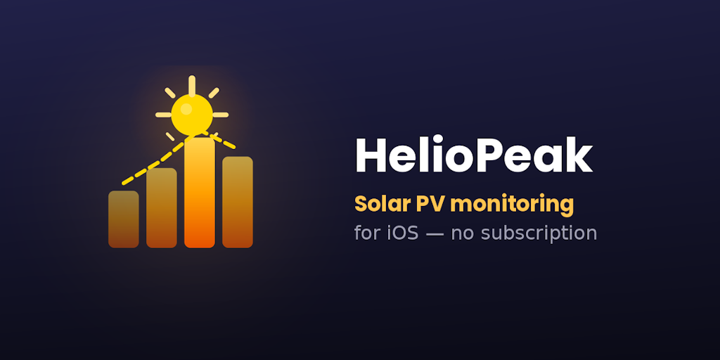 Solar monitoring for pvoutput on every Apple device. | HelioPeak | Product Hunt