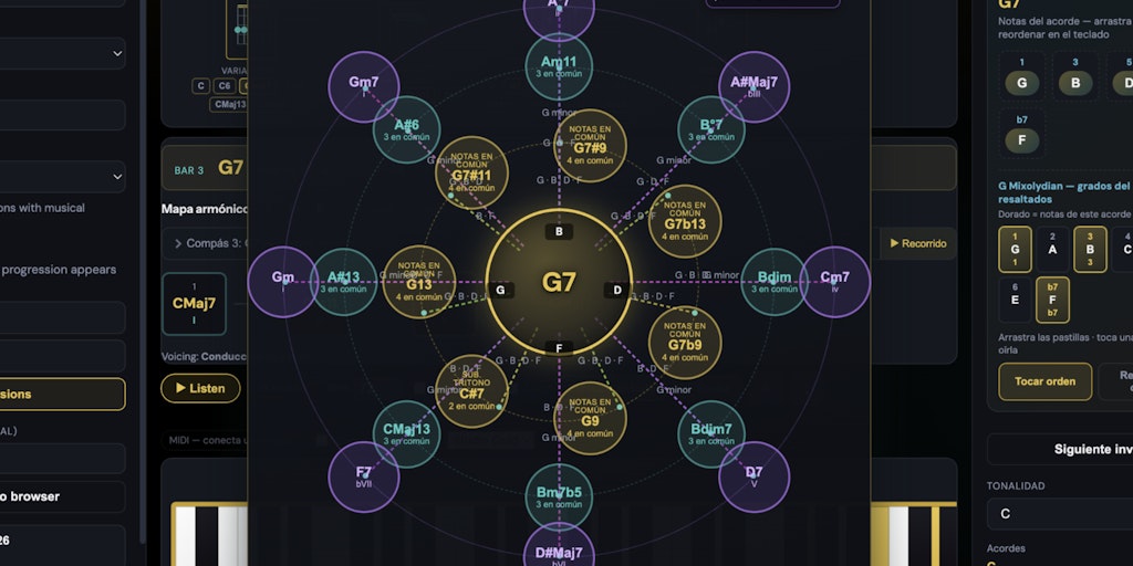 Coffee Piano: Browser piano studio with visual harmony tools | Product Hunt