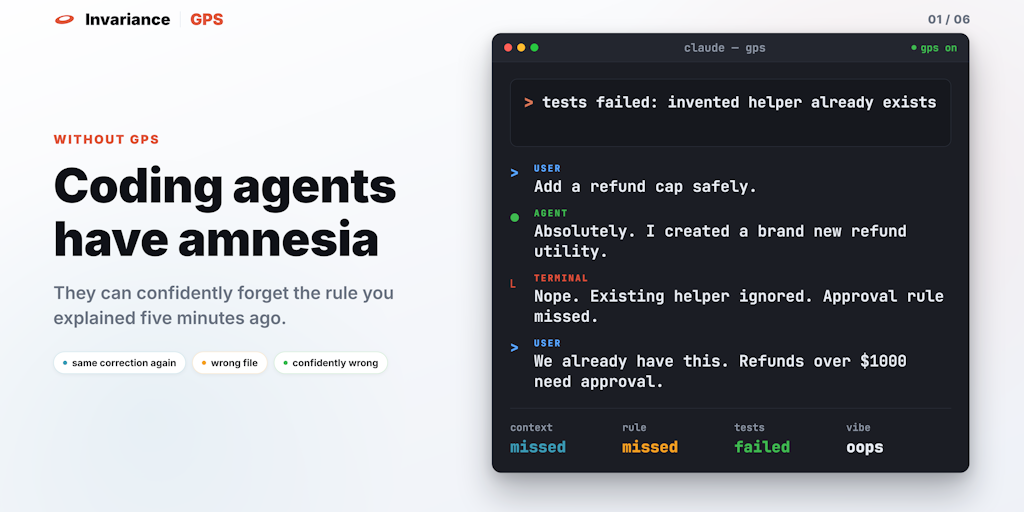 GPS: Your coding agent finally remembers your repo | Product Hunt
