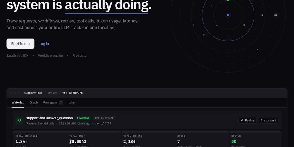 PromptLayer: Trace AI requests, workflows, and costs in one timeline | Product Hunt