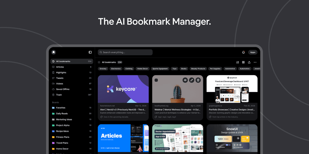Marqly: AI Bookmark Manager | Product Hunt