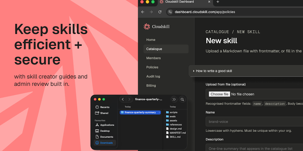 Cloudskill: Govern the AI skills your team depends on | Product Hunt