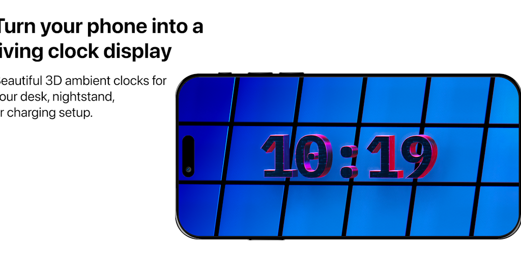 Keep: Full-screen 3D clock scenes for your iPhone or Mac | Product Hunt