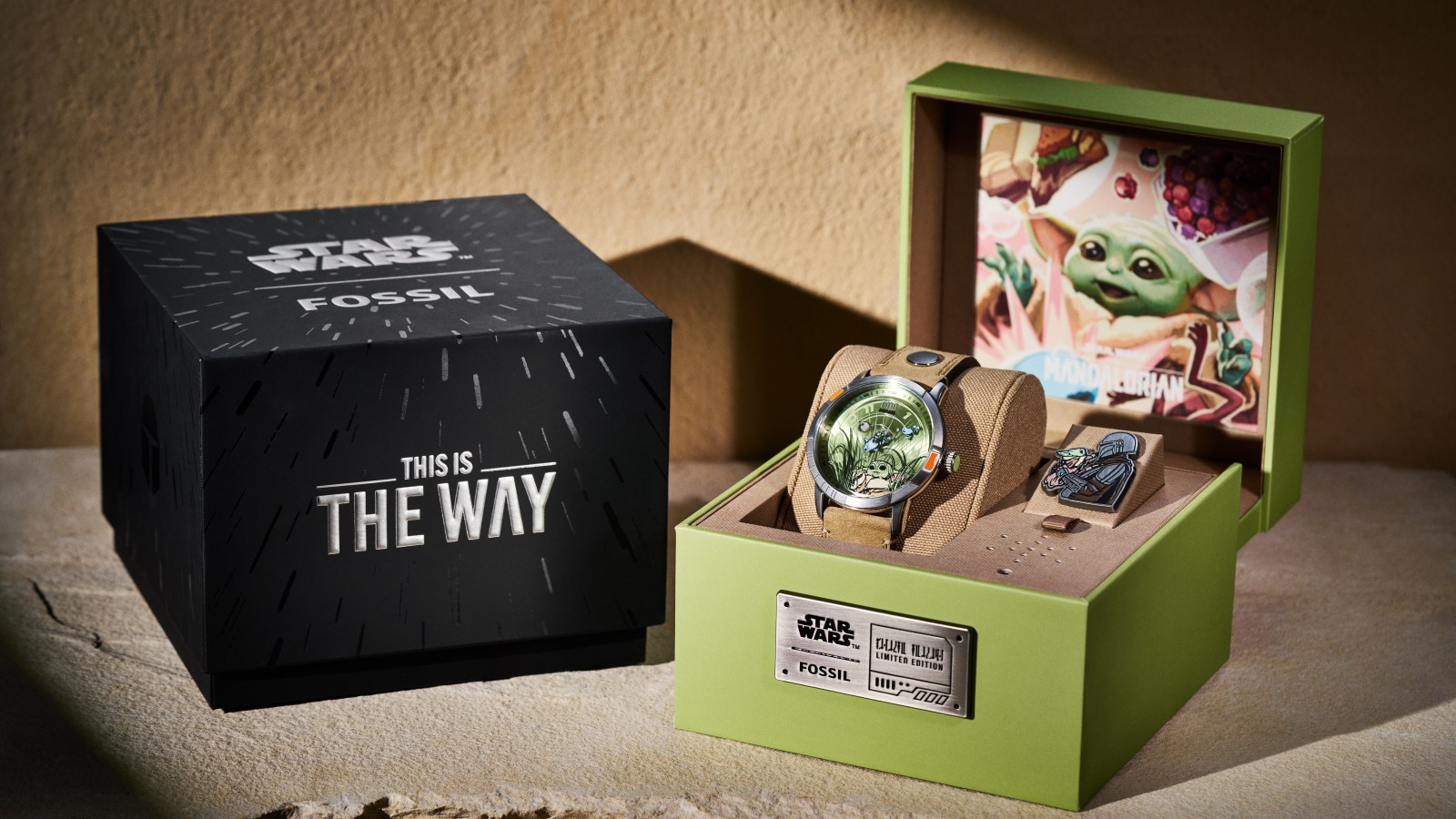 Fossil Celebrates ‘Star Wars’ Day With a New Grogu Watch That Giggles and Glows in the Dark