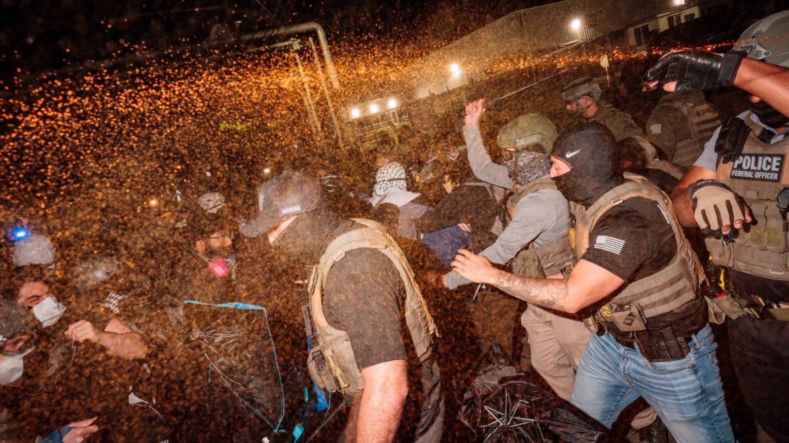 Inside the Protests at Delaney Hall, the New Front in Trump’s Immigration War